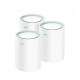 Cudy M1300 3-PACK sistema Wi-Fi Mesh (Wi-Fi en malla) Doble banda (2,4 GHz / 5 GHz) Wi-Fi 5 (802.11ac) Blanco 1 Interno